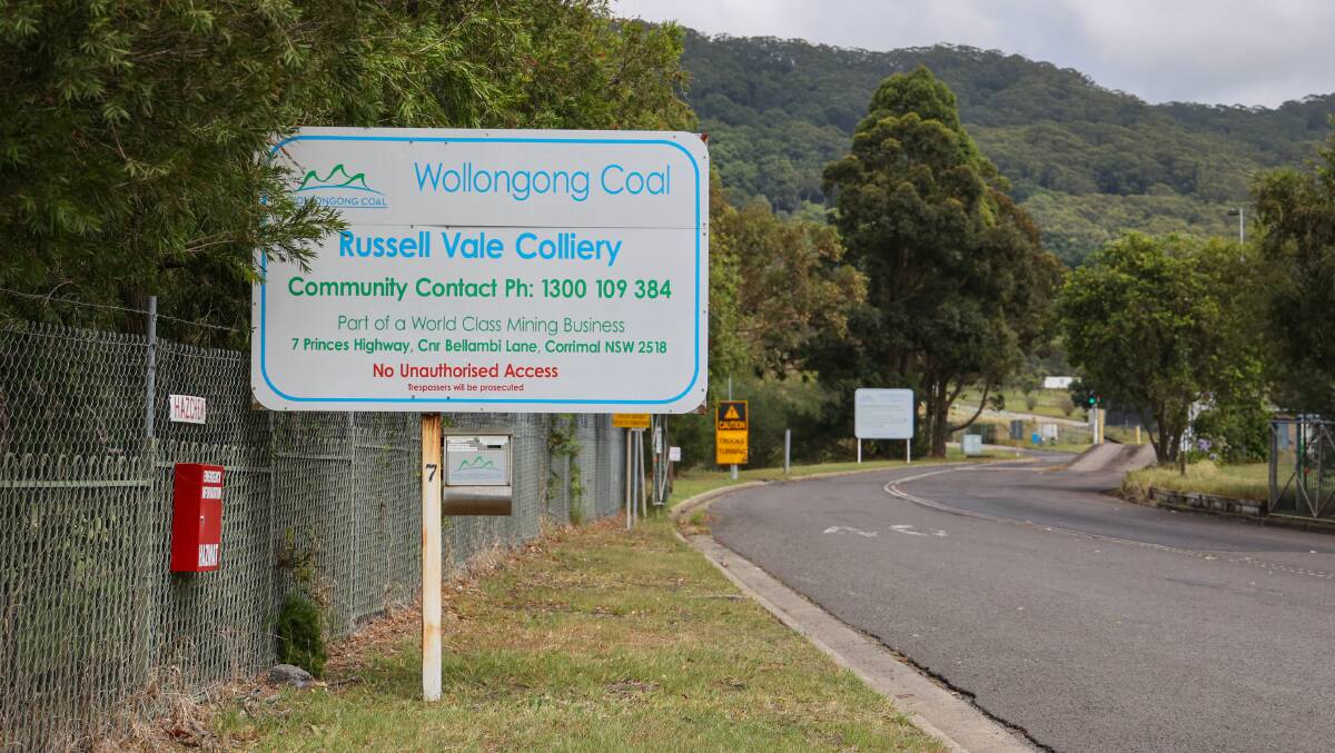 The entry to Russell Vale Colliery. Picture by Wesley Lonergan.