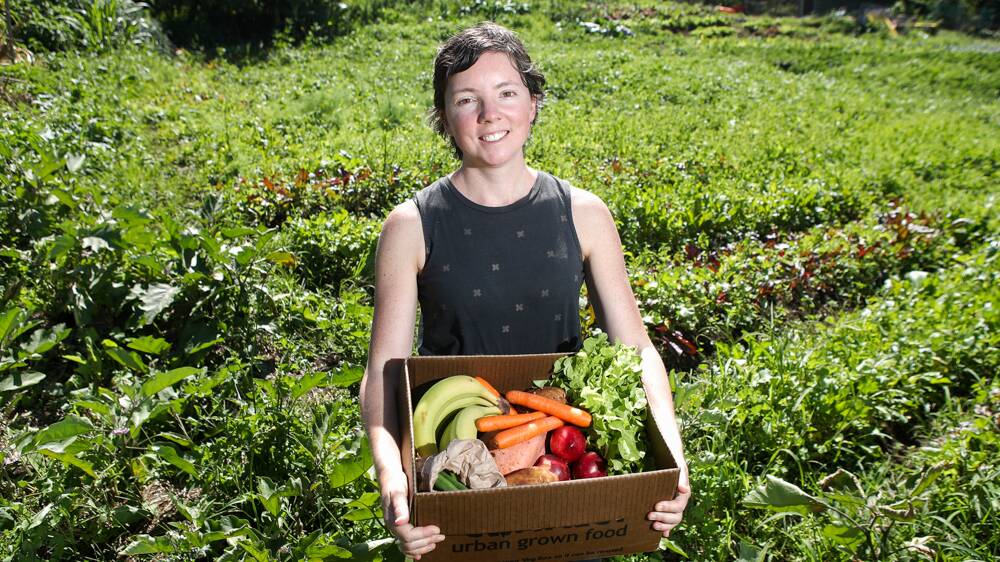 Enviro boost: CEO of Green Connect Kylie Flament says more people are taking up gardening or ordering food from local farms. Picture: Adam McLean.