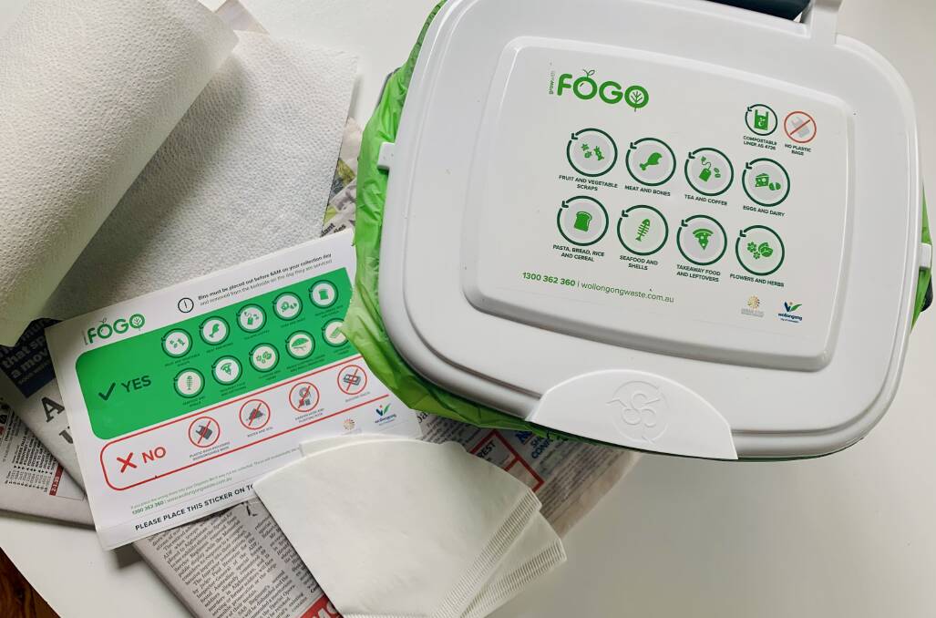 Is paper a no-go? Some people have been confused by Wollongong council's failure to place paper on either the Yes or No lists for new FOGO caddies. 