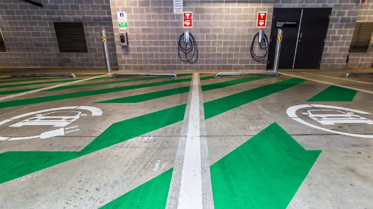 Wollongong Central has one of just five EV charging stations in the Wollongong LGA, but the council has raised concerns that this is not publicly accessible.