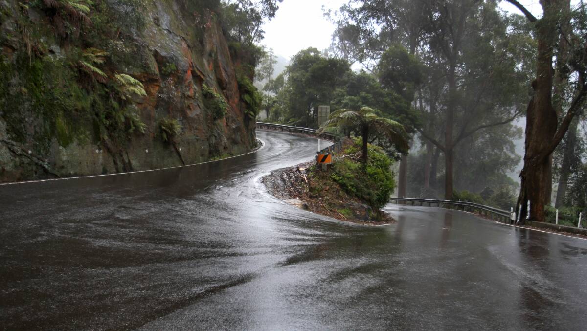 The hairpin bend on Macquarie Pass