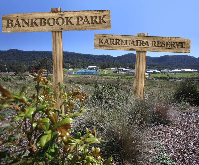 Name game: Despite their previous support for the indigenous name Karreuaira Reserve for parkland within Wongawilli's Vista Park, Wollongong councillors back-flipped to reconsider the developer-preferred Bankbook Park. Picture: Robert Peet. 