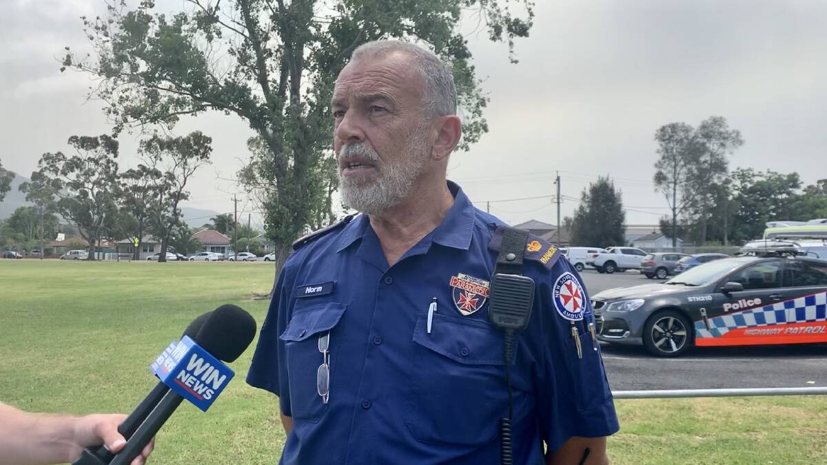 NSW Ambulance Inspector Norm Rees.