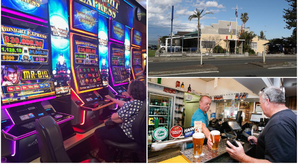 The Coledale RSL Club has voted to sell at least six poker machines to fund its reopening. File picture of gaming machines.