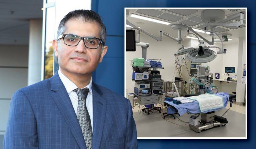 Surgeon Dr Mohammad Azari performed the first cardiac surgery at Wollongong Private Hospital last September.