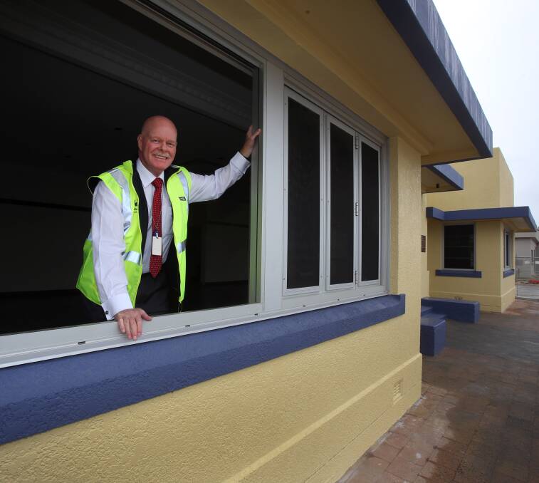 'A good outcome': Infrastructure director Mike Hyde at Thirroul Beach Pavilion.