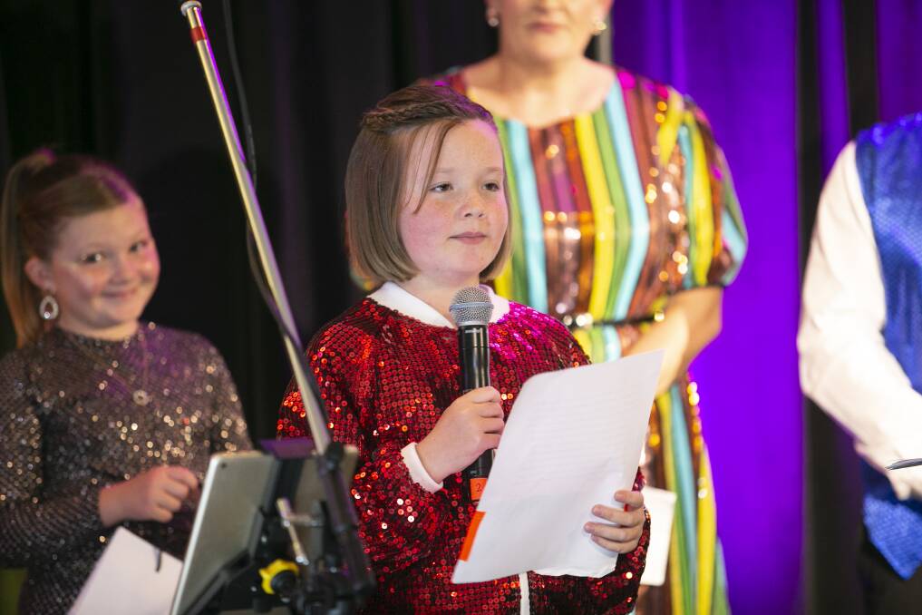The Woonona 11-year-old gave a speech at the event. Picture: Josh Brightman Balanced Image Studio.