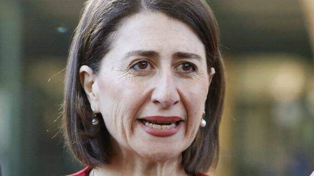 NSW Premier Gladys Berejilkian.  Photo: Daniel Munoz