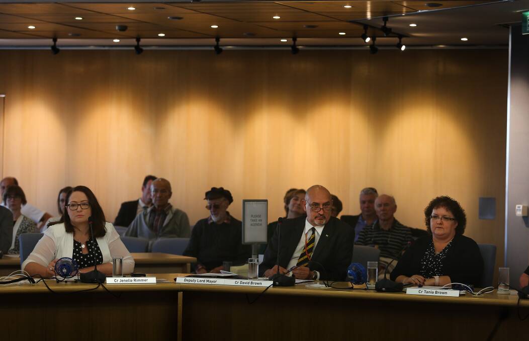 Unanimous vote: “Be the white knight that saves the Green bus – we will support you," councillors told Premier Gladys Berejiklian. Pictures: Robert Peet.