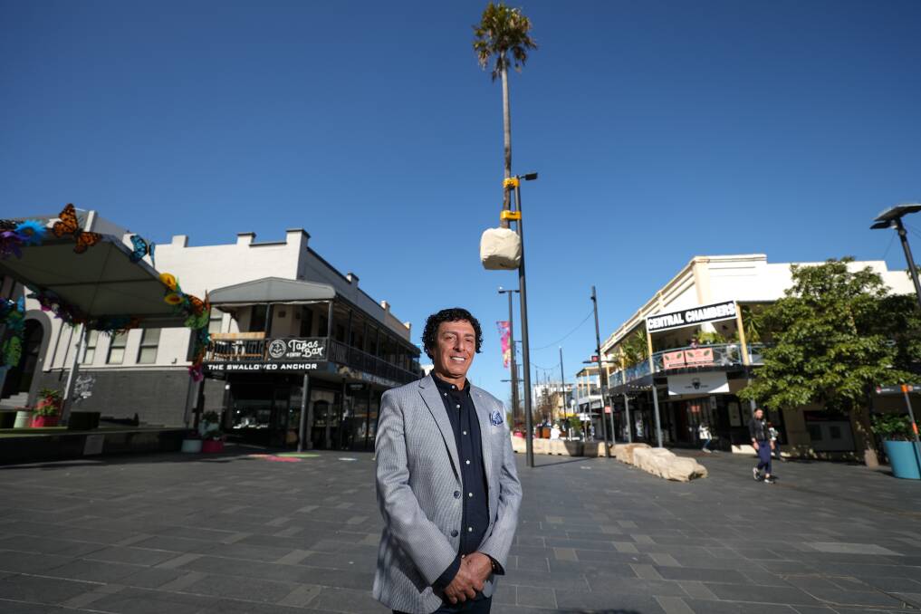 Traffic needed: Property developer Michael Corban said opening the mall to traffic would be the "linchpin" for change in Wollongong CBD. Picture: Adam Mclean. 