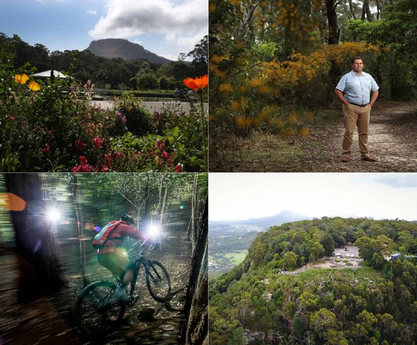 Off your bikes: The plan of management for the Mount Keira summit park will celebrate Aboriginal heritage, and include tourism and recreation - but not off-road biking. However, the council will consider access for cyclists.
