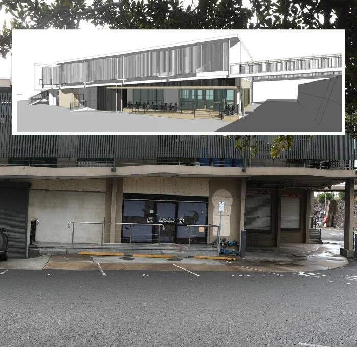 Old fish market to be gutted: The proposed restaurant will open up the ground floor of the heavy concrete building to take in more of the views of the working harbour. Pictures: Robert Peet/PRD Architects.