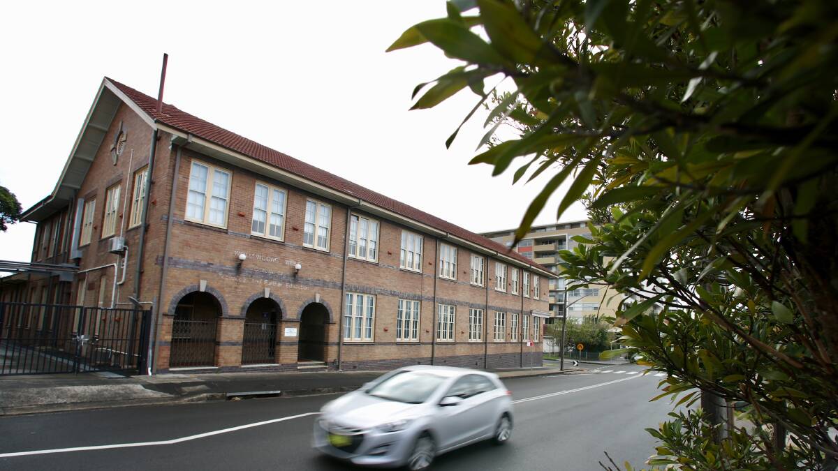 Wollongong Trade School: The TAFE building at Gladstone Avenue was accidentally left off the council's list during the last planning review. Picture: Adam McLean. 