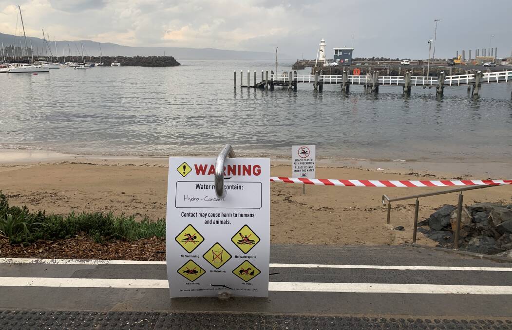 Wollongong Harbour closed for swimming after diesel spill