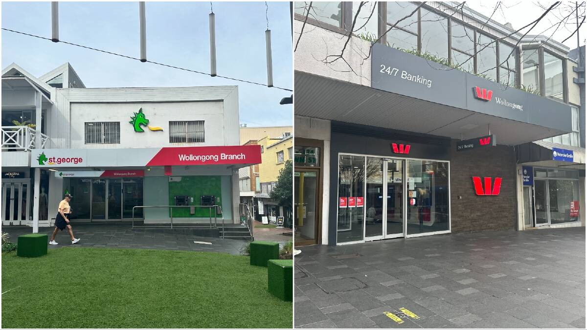 St George bank branch in Crown Street Mall to close next month