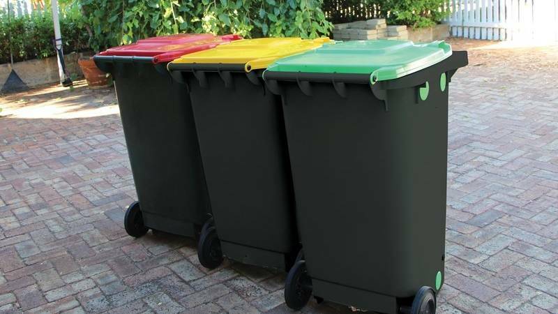 With green and red bins both to be collected weekly, there will be some weeks when householders put out three bins.