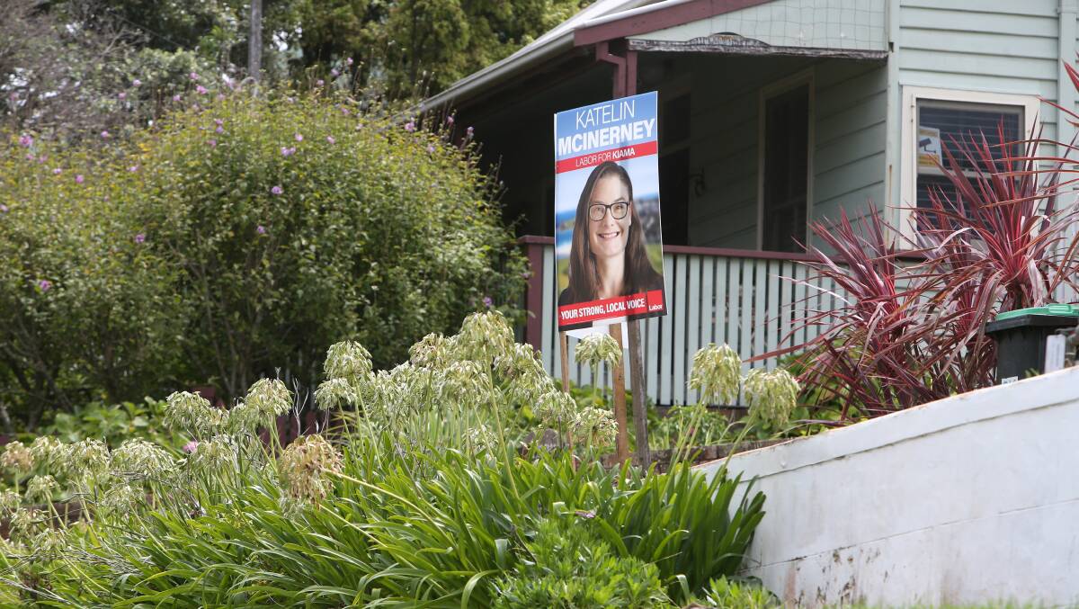 Labor has had candidate, Katelin McInerney - a Kiama local who is a former journalist and union director - in the field for months.