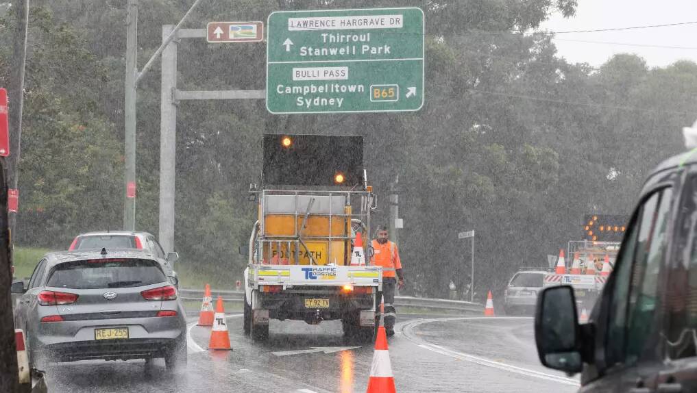 Bulli Pass will be closed overnight for several months to allow for extensive road works. 