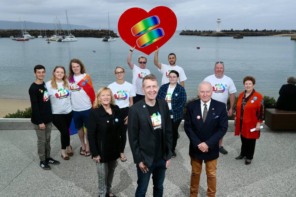 A push for yes: "Don’t think someone else’s vote is going to win this – you’ve got to get it in the post box," national Yes campaign leader Tiernan Brady said in Wollongong on Friday. Picture: Adam McLean.