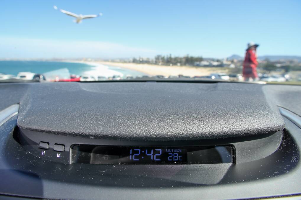 Long summer: Temperatures were cooler on the coast, peaking at 32.1 degrees, providing perfect beach weather halfway through April. Pictures: Adam McLean.