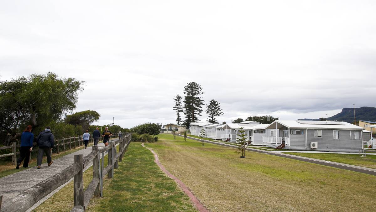 In breach: The southern amenities block at Bulli Beach Tourist Park does not comply with the Disability Dicriminiation Act, Wollongong City Council says.