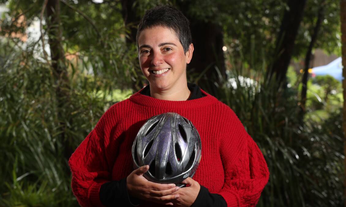 West Wollongong mental health education worker Clementina Velasco is a cycling advocate, as well as a mother of a two-year-old with a background in community services and road safety. Picture by Robert Peet.