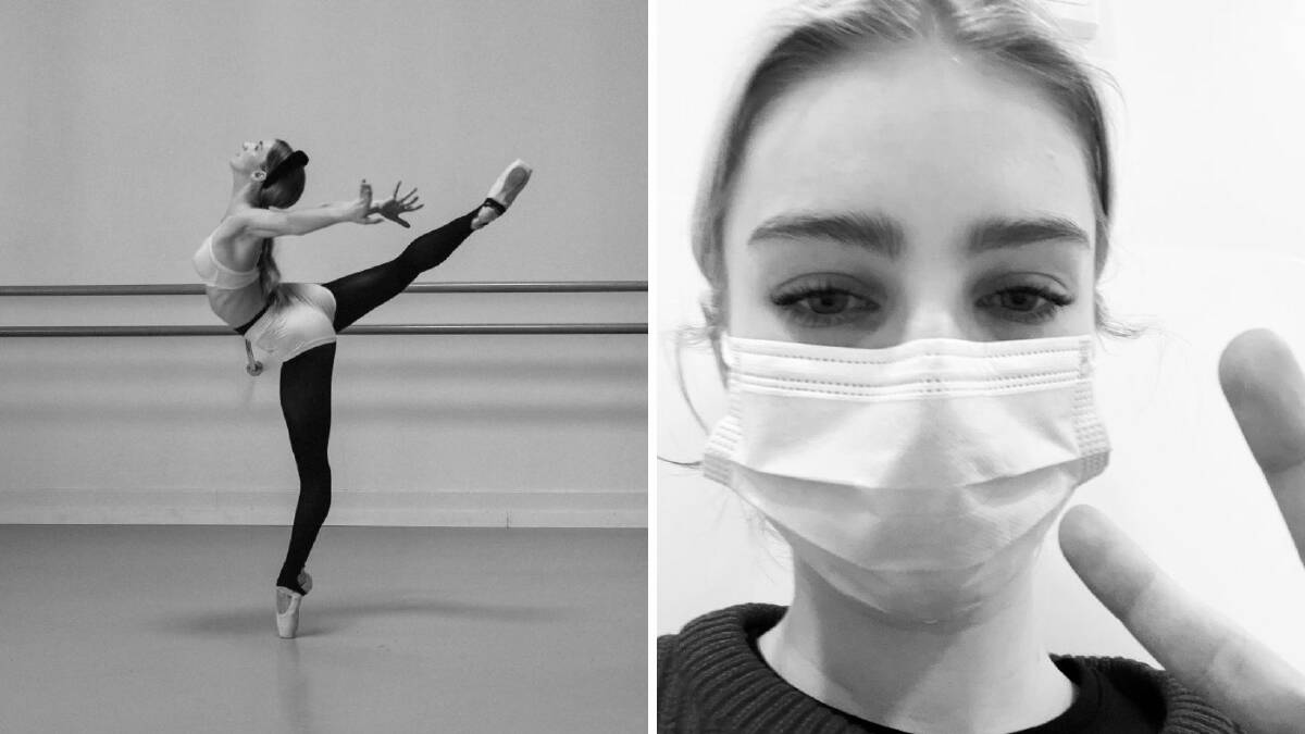 Wollongong-born dancer Riley Lapham, who was one of the rising stars of Australian ballet when she got long COVID. Pictures supplied.