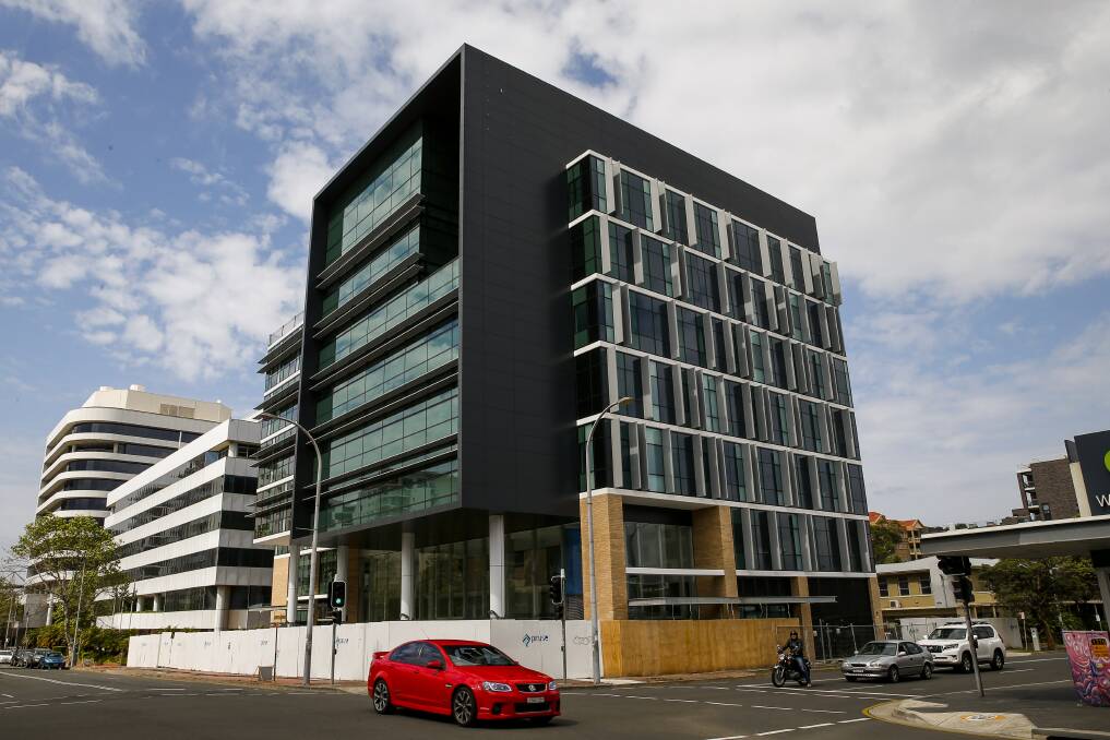 Office buildings, like these along Burelli Street, form the centrepiece of Wollongong council's future strategy for the CBD. Picture: Anna Warr.