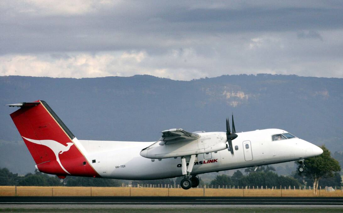 The first flight out of Albion Park in 2005, when a passenger service last started operating from the Illawarra.