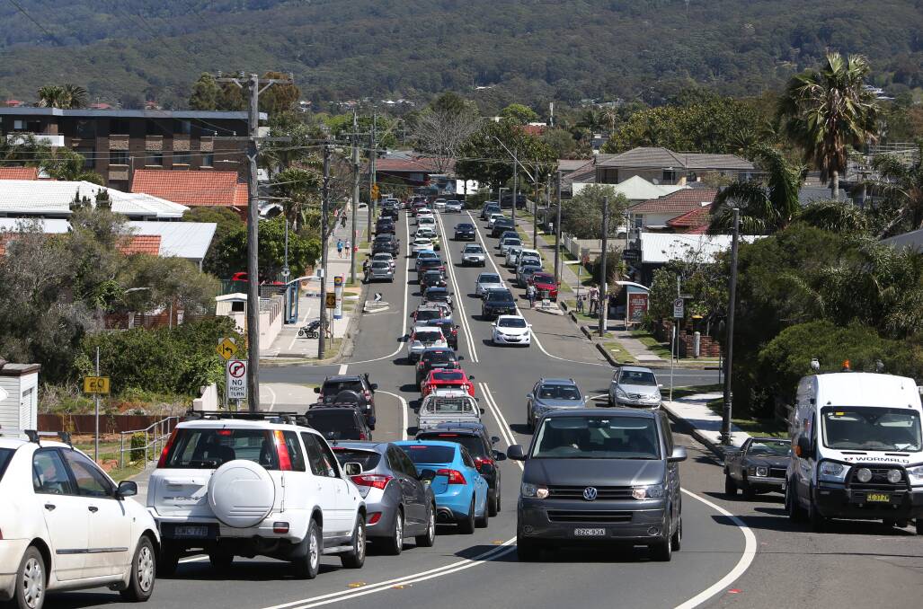 Gridlock: Some councillors are concerned that fast-tracking developments could make traffic along Lawrence Hargrave Drive worse. Picture: Adam McLean