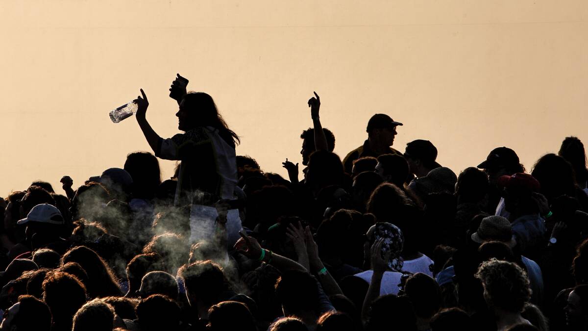A crowd at a music festival. File photo by Adam McLean