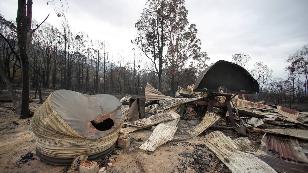 Clean up cost: The NSW Government has said it will cover the cost of clean up at bushfire affected properties, and now Shoalhaven council has pledged other fee relief.