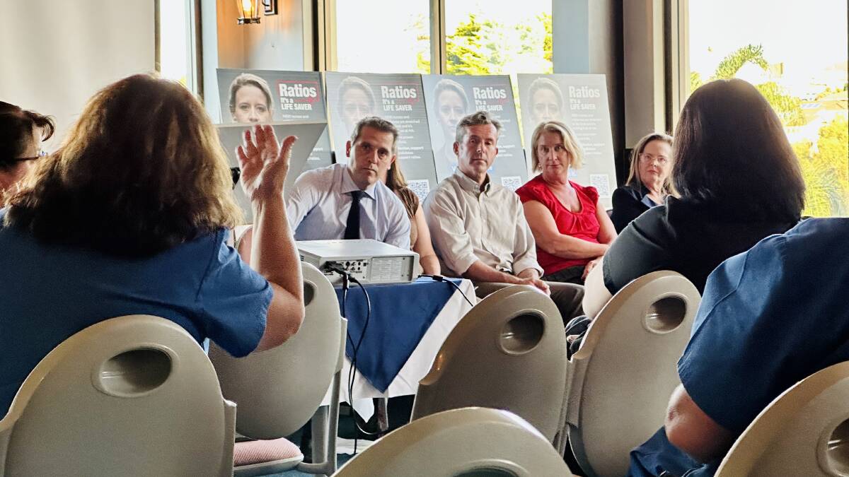 Illawarra Labor and Greens candidates - including Labor's health minister hopeful Ryan Park - were quizzed by nurses and community members at a forum in Shellharbour on Thursday.