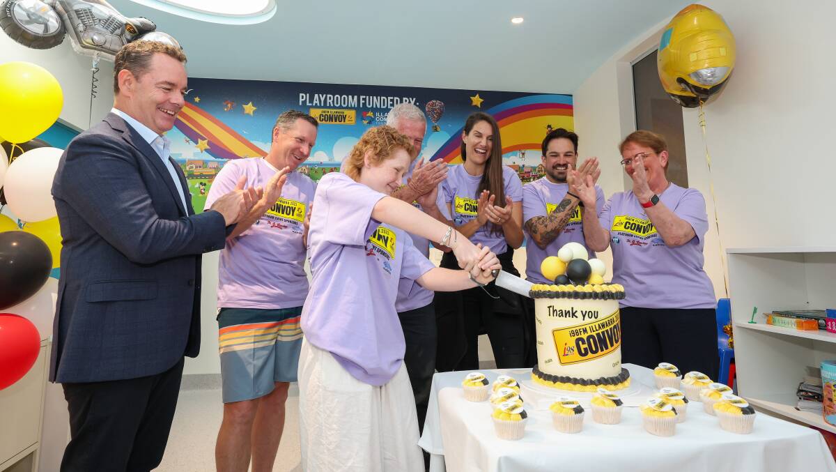 The official launch of the revamped ward was marked with a cake cutting. Picture by Adam McLean