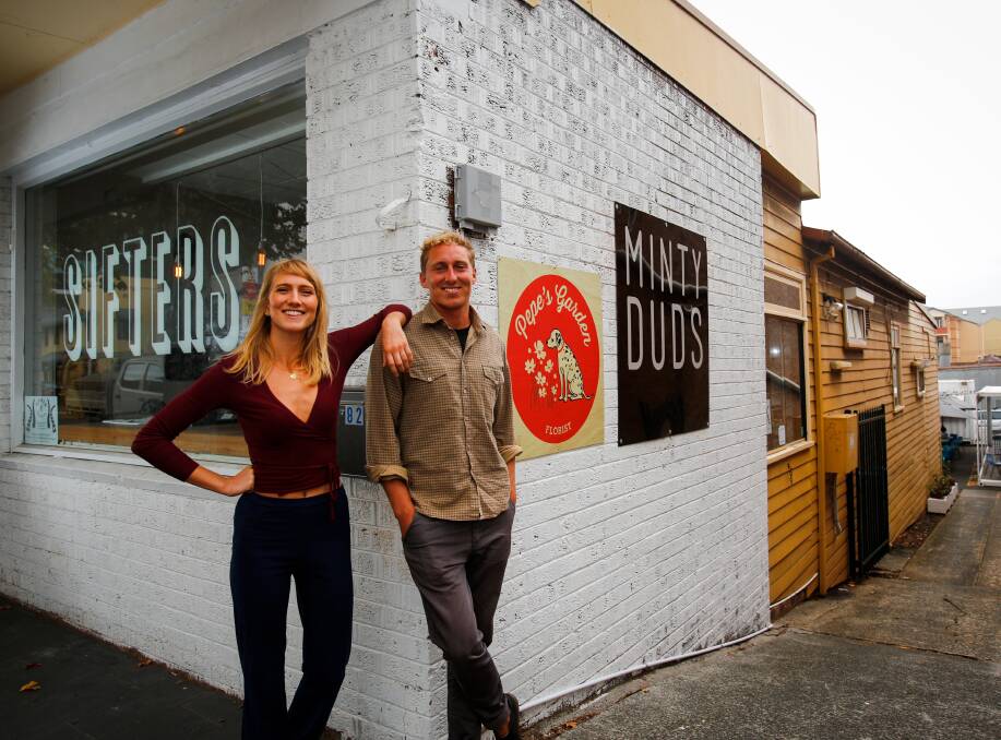 Bad luck to good business: Siblings Ane and Niels Glahn-Bertelsen set out to start a bar but ended up with an inner city co-op. Picture: Adam McLean.