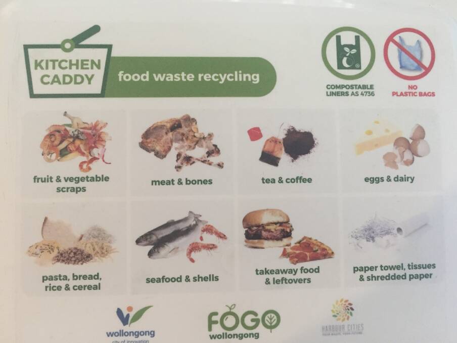 Mixed messages: Households which have been part of the FOGO trial over the past year have been encouraged to place paper towel, tissues and shredded paper in their green bins.