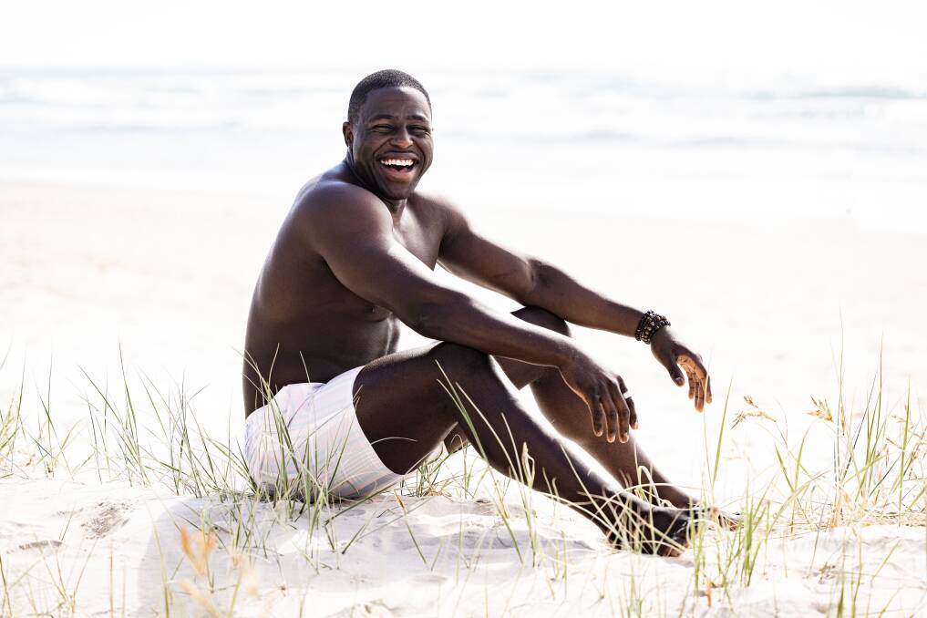 Loveable larrikin: Wollongong's Taku Chimwaza says he has no regrets after being dumped from Love Island Australia on Monday night. Pictures: Channel 9