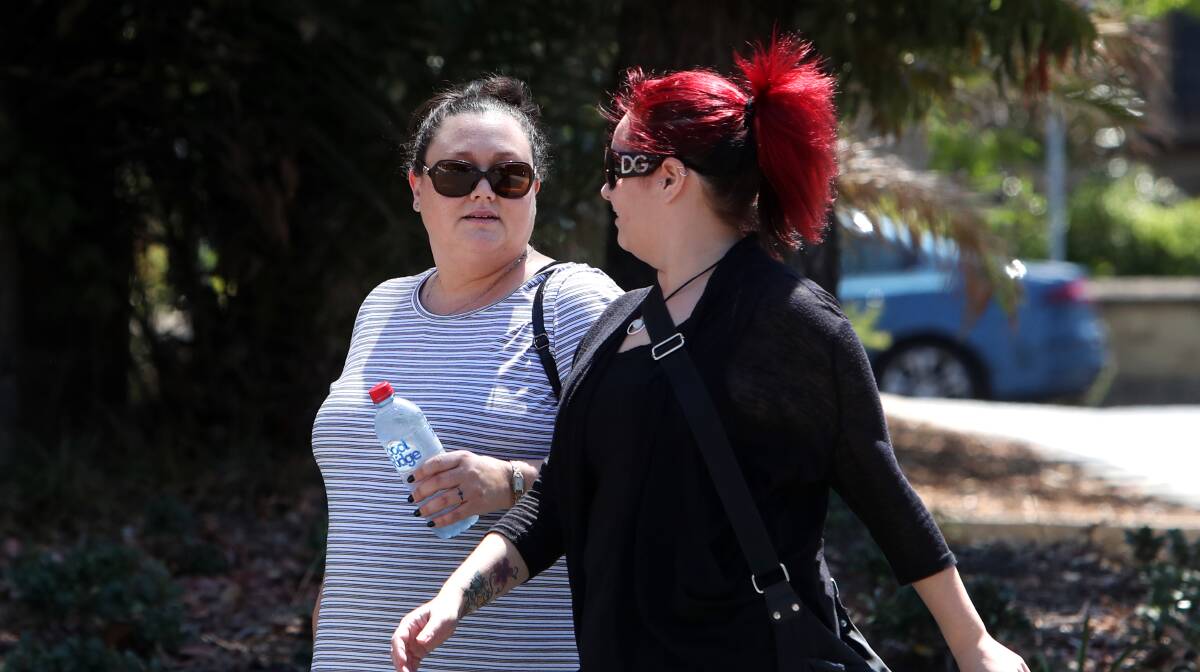 Guilty: Ex-Labor staffer Susan Greenhalgh (left) outside Wollongong courthouse during a previous court appearance. 