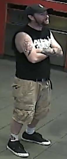 Gotcha: Police released this still image of Butcher on their Facebook page. He was identified within days, they said. Source: NSW Police