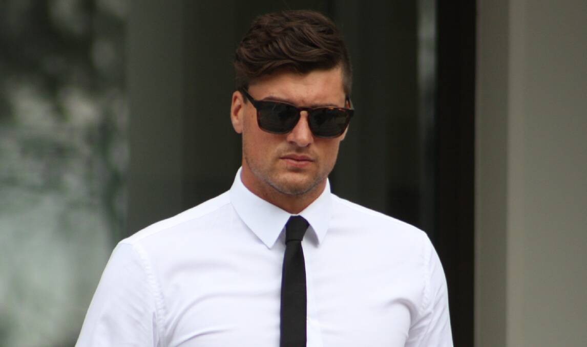 Villan: Joshua Olsen fractured a man's nose in a fight after he took offence to being called 'Clark Kent' in a pub.