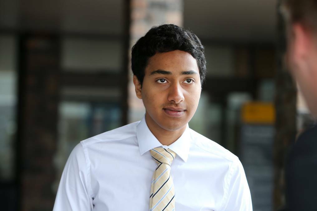DRIVER: University of Wollongong international student Abdullah Hakami outside court on Wednesday.