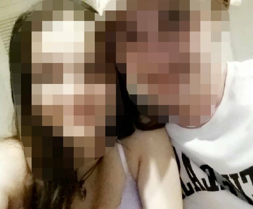 Charged: A picture of the young Illawarra couple. Police allege her partner was physically violent towards her and their 12-week-old daughter.