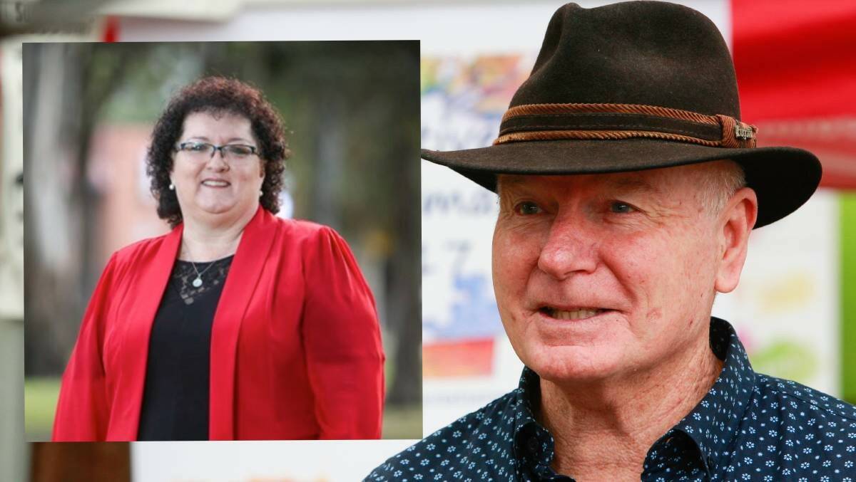 Voters will have to decide whether they prefer the stability of what they already know in incumbent lord mayor, Gordon Bradbery (main), or if it's time for the city to take a new path ahead with Tania Brown (inset).