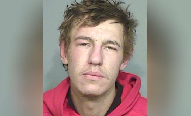 A mugshot of Shaun Primmer, released to the public when he was wanted for absconding from the Unanderra jail in January 2018.
