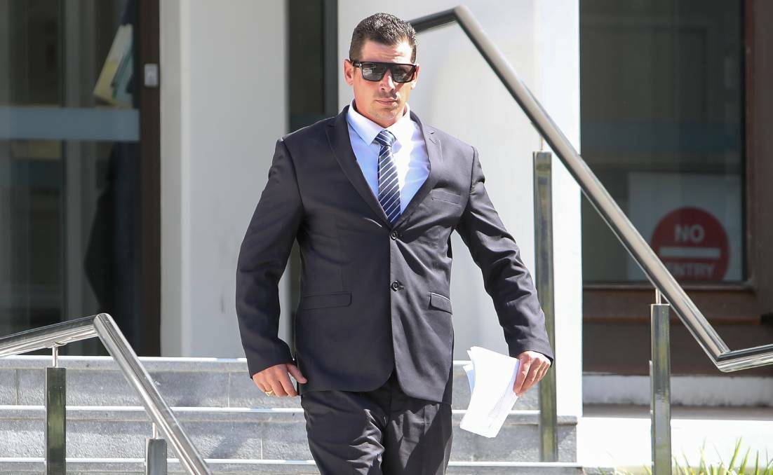 Jason Amoroso pictured in February 2019 after telling Magistrate Michael Stoddart he had kicked his drug habit for good. 