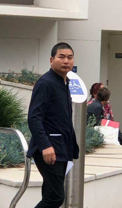 Caught out: Falun Lin wanted people to believe he was a Buddhist monk solicitng donations for a good cause. He was, in reality, a broke gambler carrying out a scam.