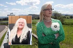 Not happy: Kellie Marsh (main picture) and Maree Edwards (inset) are disappointed their election to Shellharbour Council may soon be declared void. 