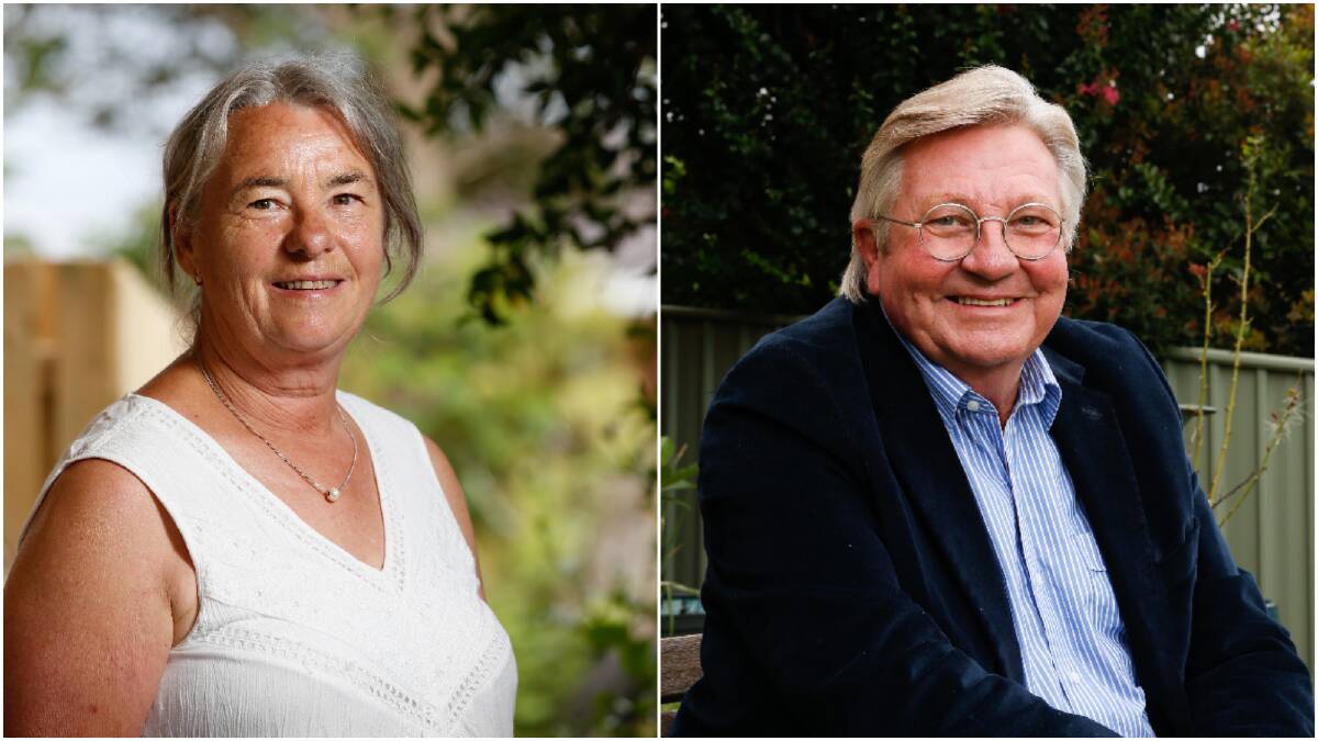 Competition: Green councillor Kathy Rice will go up against independent councillor Neil Reilly for Kiama's top job on Tuesday.
