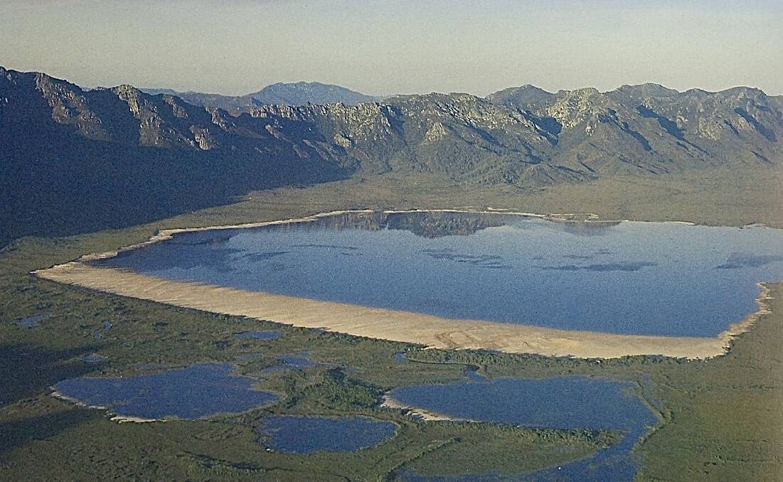 DAMMED: The original Lake Pedder, which Olegas Truchanas fought to preserve. Picture: Elspeth Vaughan