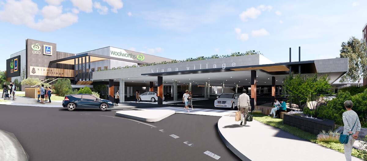 GRAND DESIGNS: Initial concept designs of Kiama Village's Terralong Street entry. Owners ISPT Super Property aim to improve access, safety and vehicle movements. Picture: Supplied